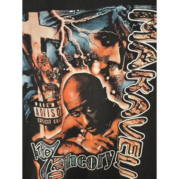Tupac "The Don" Rap Tee Vintage Reprint Single Stitch T-shirt Bay Club Tag - Picture 3 of 6